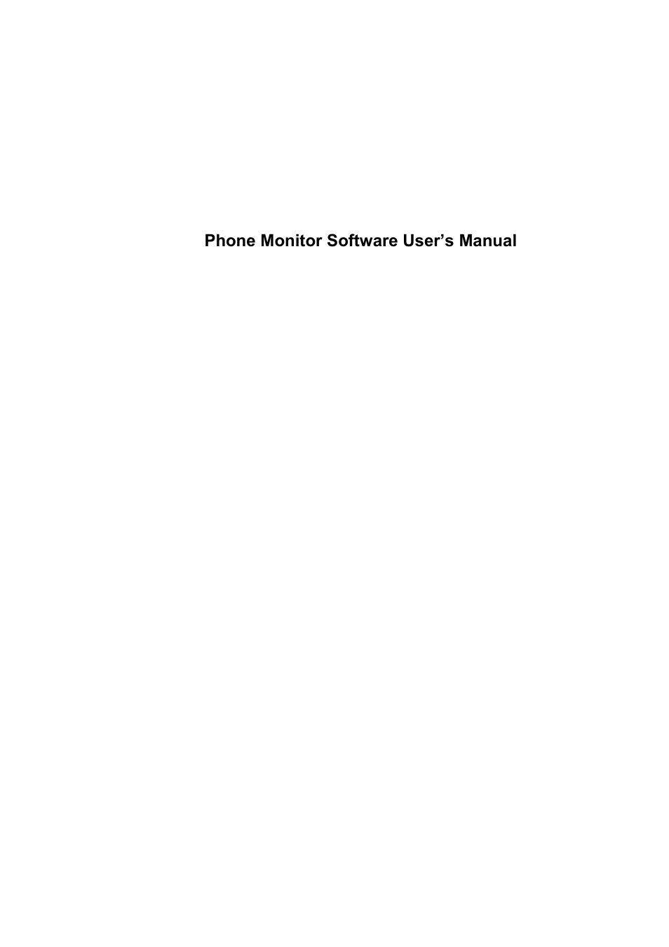 Dahua Technology Mobile Phone Monitor User Manual | 33 pages