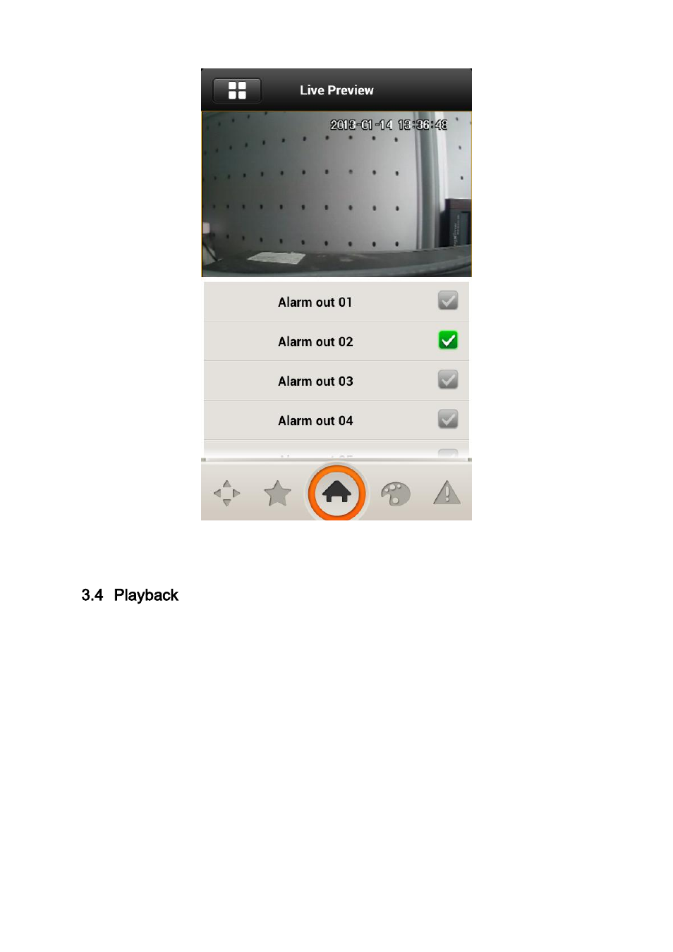 Playback, 4 playback | Dahua Technology Mobile Phone Monitor User Manual | Page 18 / 33