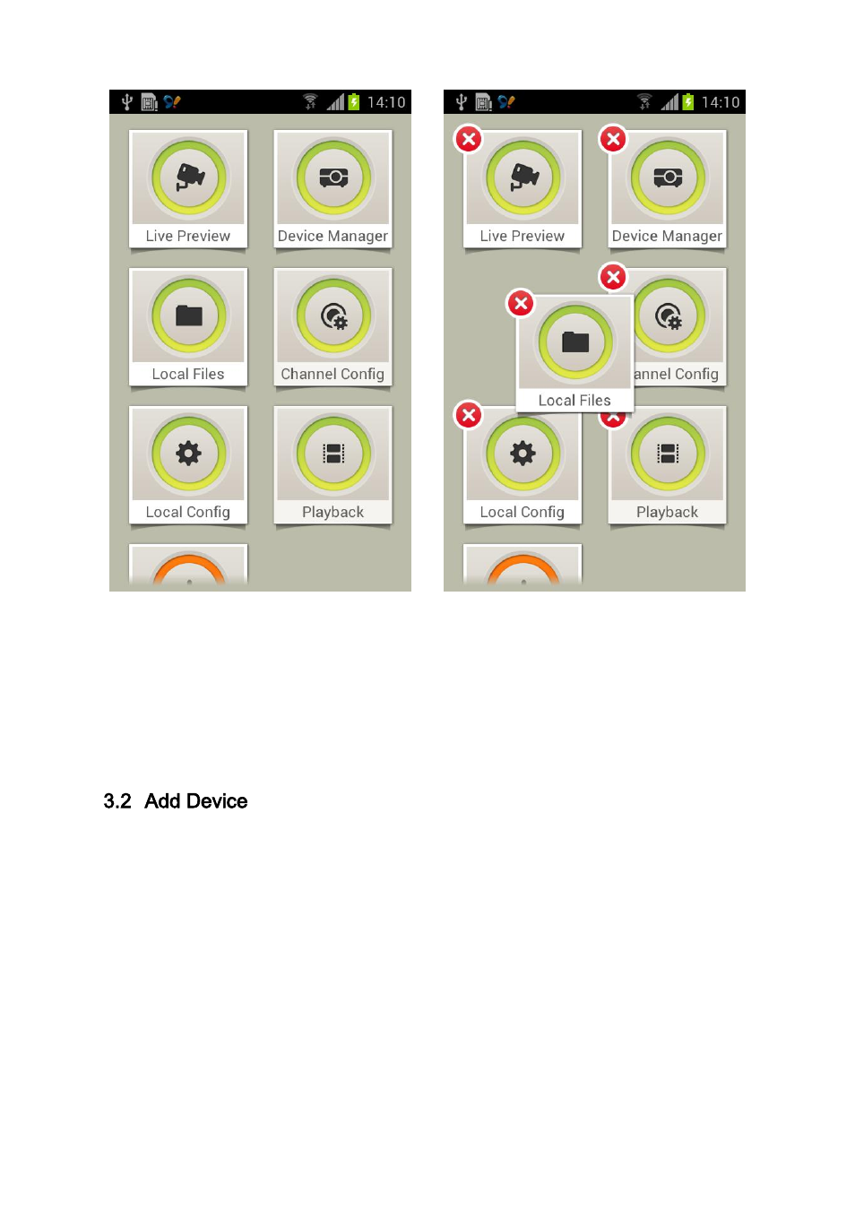 Add device, 2 add device | Dahua Technology Mobile Phone Monitor User Manual | Page 7 / 33
