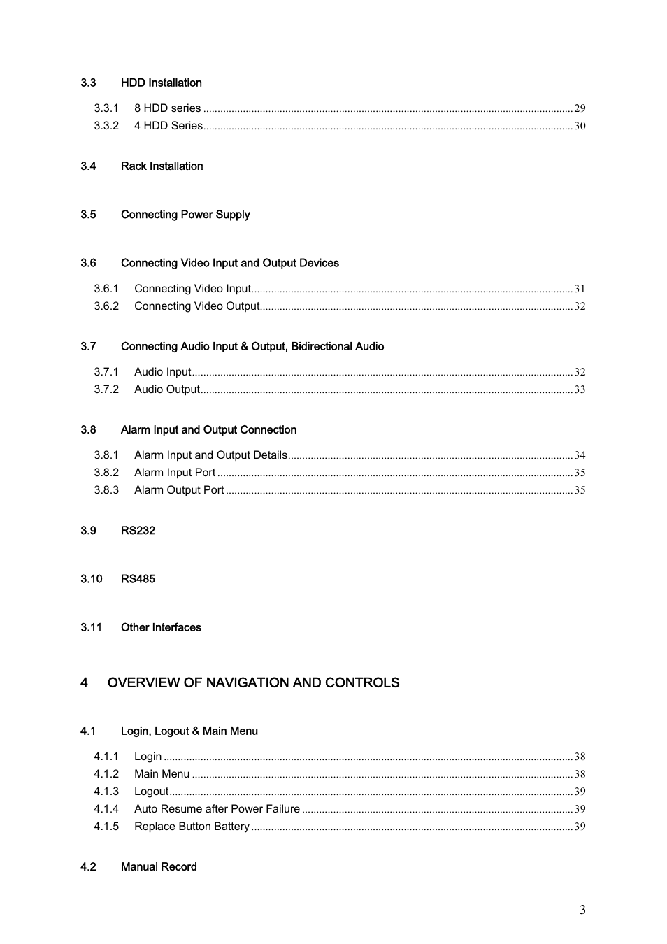 Dahua Technology HE-T User Manual | Page 3 / 149