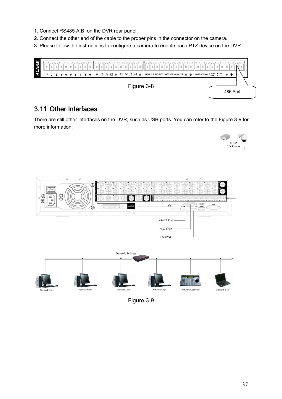 11 other interfaces, Other interfaces | Dahua Technology HE-T User Manual | Page 37 / 149