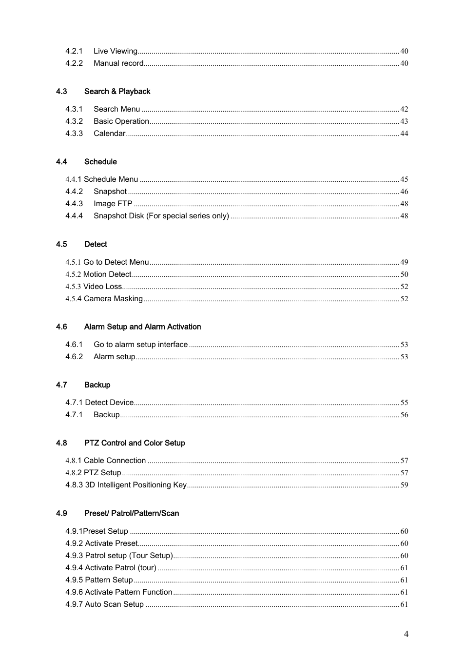 Dahua Technology HE-T User Manual | Page 4 / 149