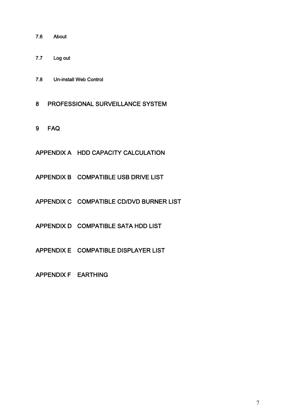 Dahua Technology HE-T User Manual | Page 7 / 149