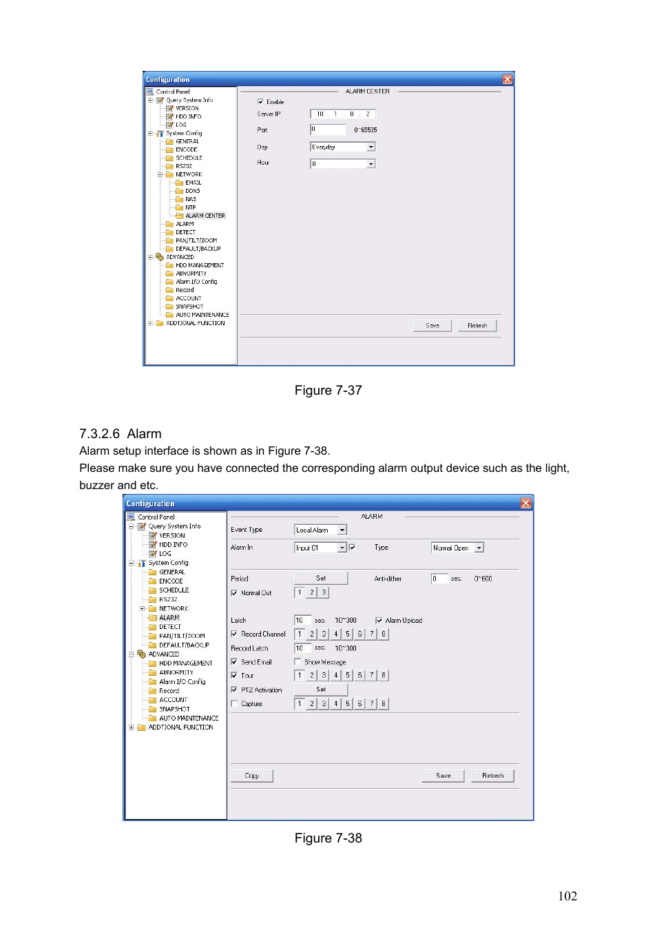 6 alarm | Dahua Technology LE-A User Manual | Page 102 / 136