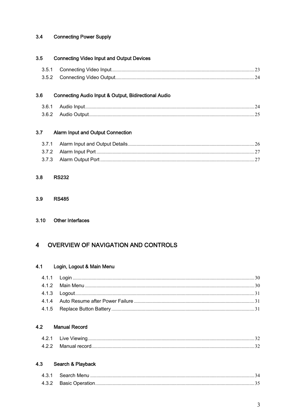 Dahua Technology LE-A User Manual | Page 3 / 136