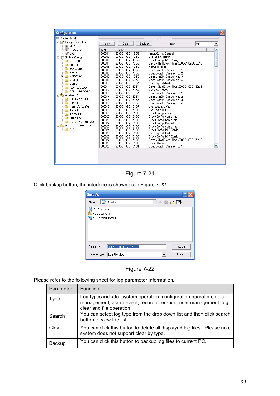 2 system configuration, System configuration | Dahua Technology LE-A User Manual | Page 89 / 136