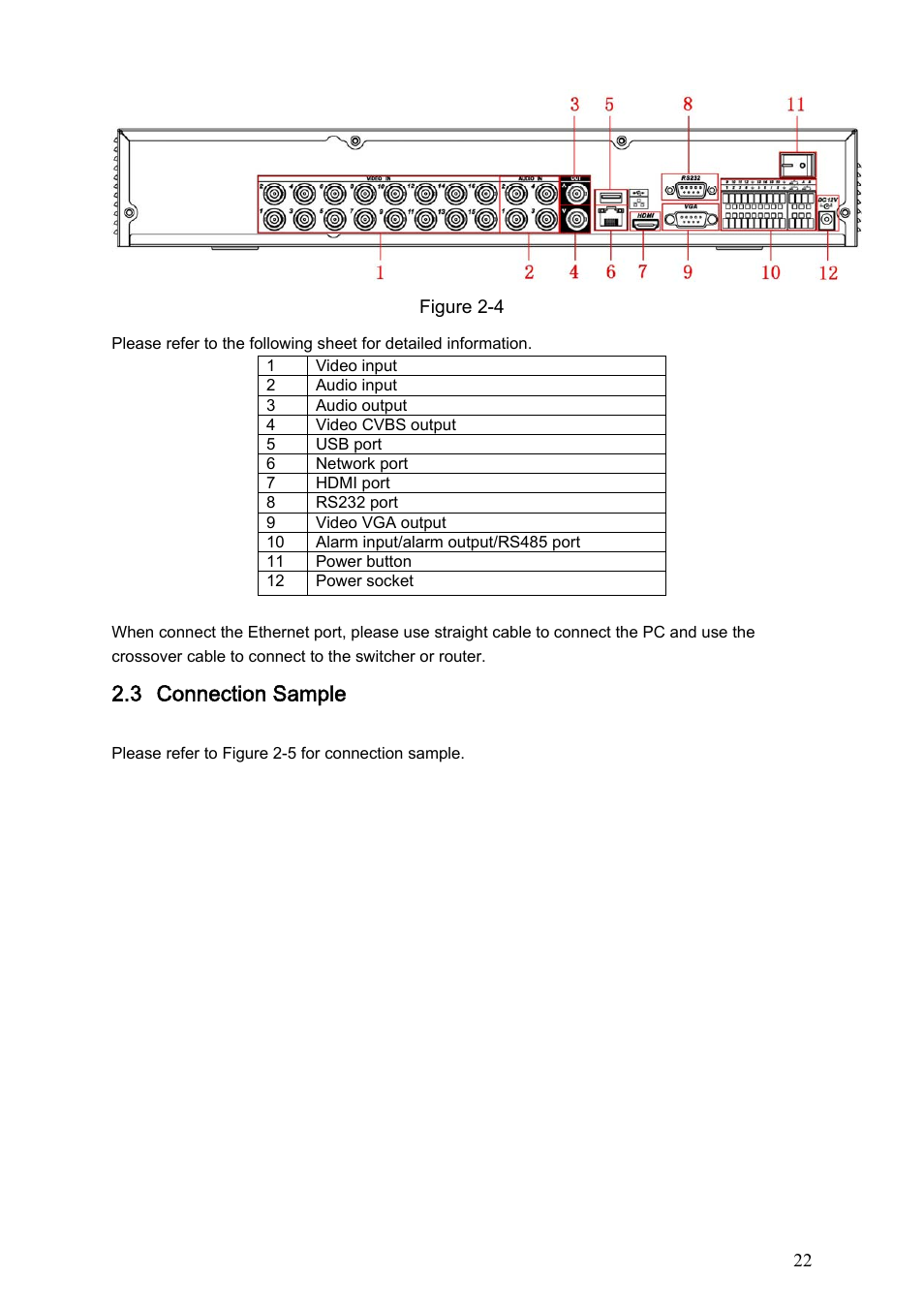 3 connection sample | Dahua Technology LE-L User Manual | Page 22 / 149