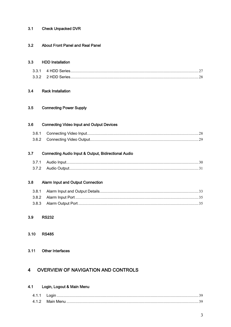 Dahua Technology LE-L User Manual | Page 3 / 149