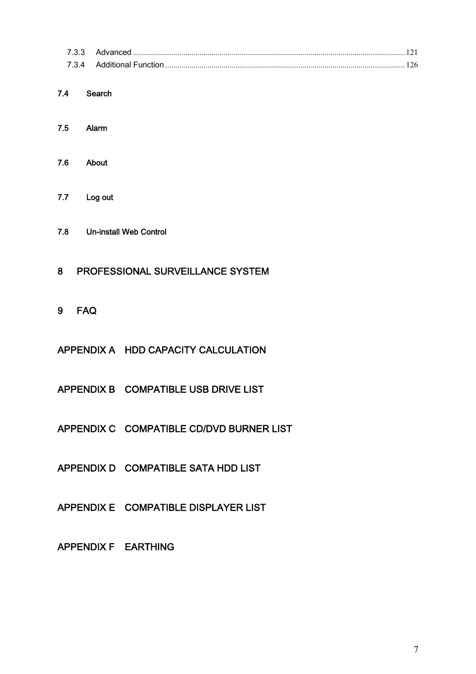 Dahua Technology LE-L User Manual | Page 7 / 149