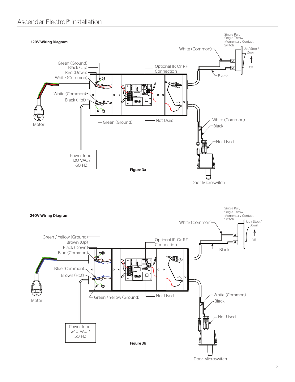 Ascender electrol® installation | Da-Lite Ascender Electrol User Manual | Page 5 / 8