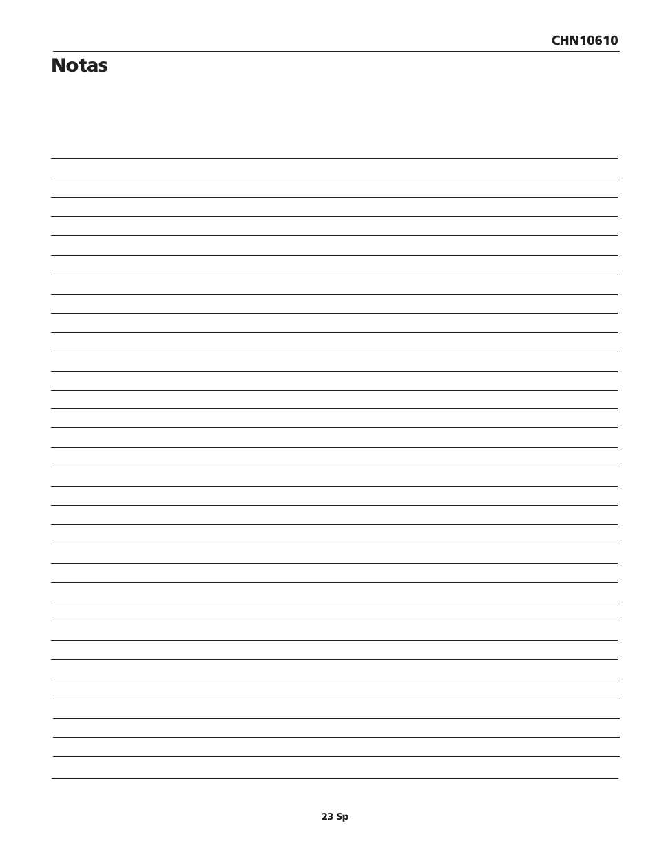 Notas | Campbell Hausfeld IN734500AV User Manual | Page 23 / 24