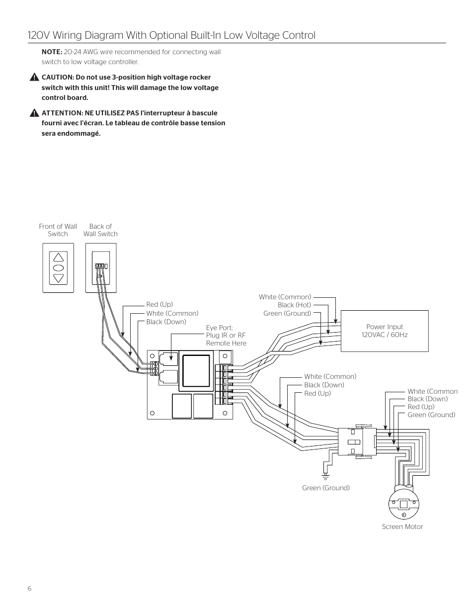 Da-Lite Tensioned Large Advantage Electrol User Manual | Page 6 / 12