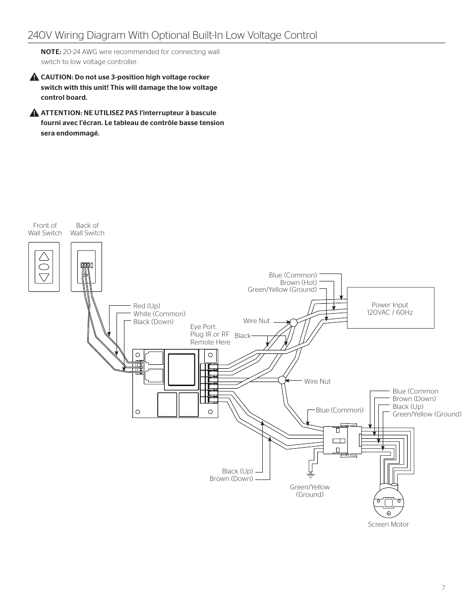 Da-Lite Tensioned Large Advantage Electrol User Manual | Page 7 / 12