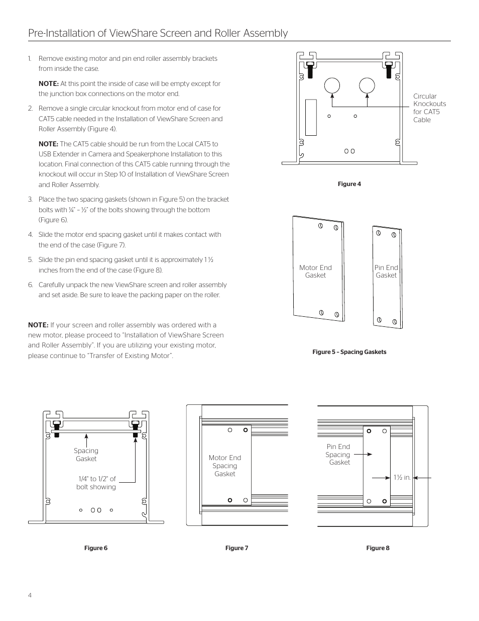 Da-Lite ViewShare Advantage Retrofit User Manual | Page 4 / 20