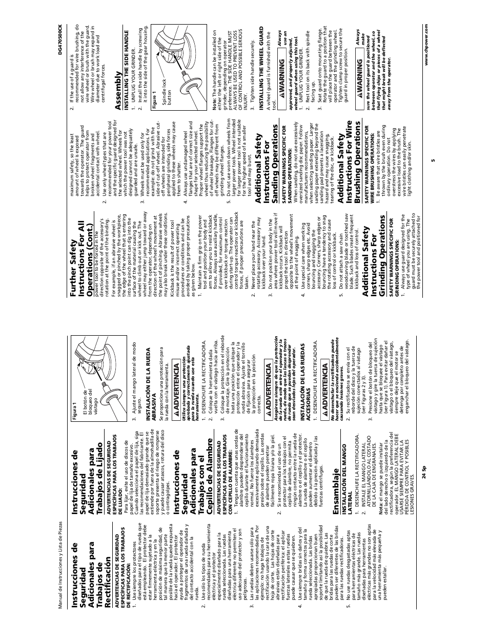 Ensamblaje, Assembly | Campbell Hausfeld DG470500CK User Manual | Page 5 / 14