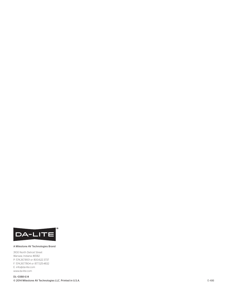 Da-Lite Netbook Charging and Storage Cart User Manual | Page 8 / 8