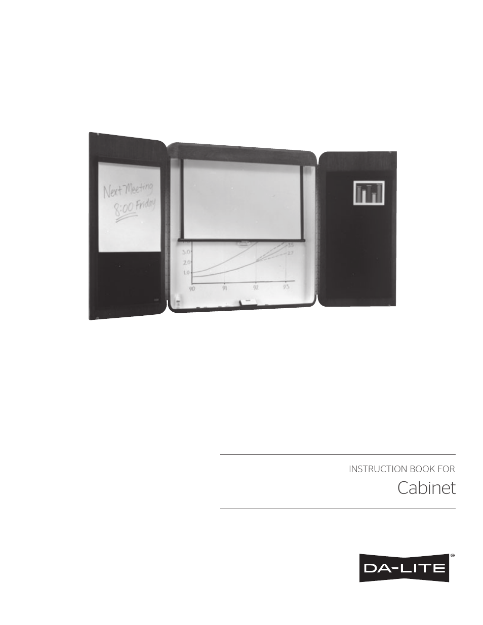 Da-Lite Cambridge Conference Cabinet User Manual | 4 pages