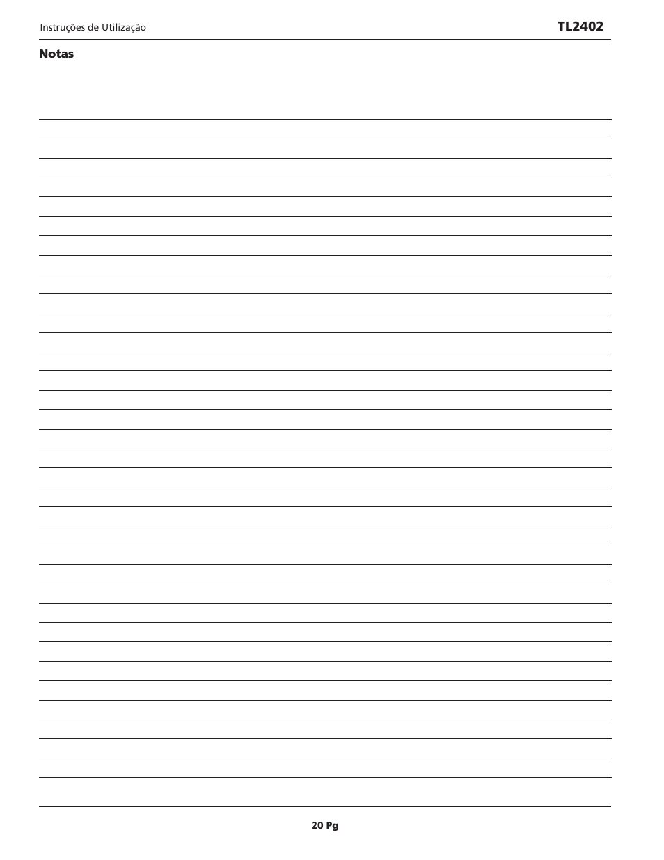 Tl2402 | Campbell Hausfeld TL2402 User Manual | Page 20 / 28