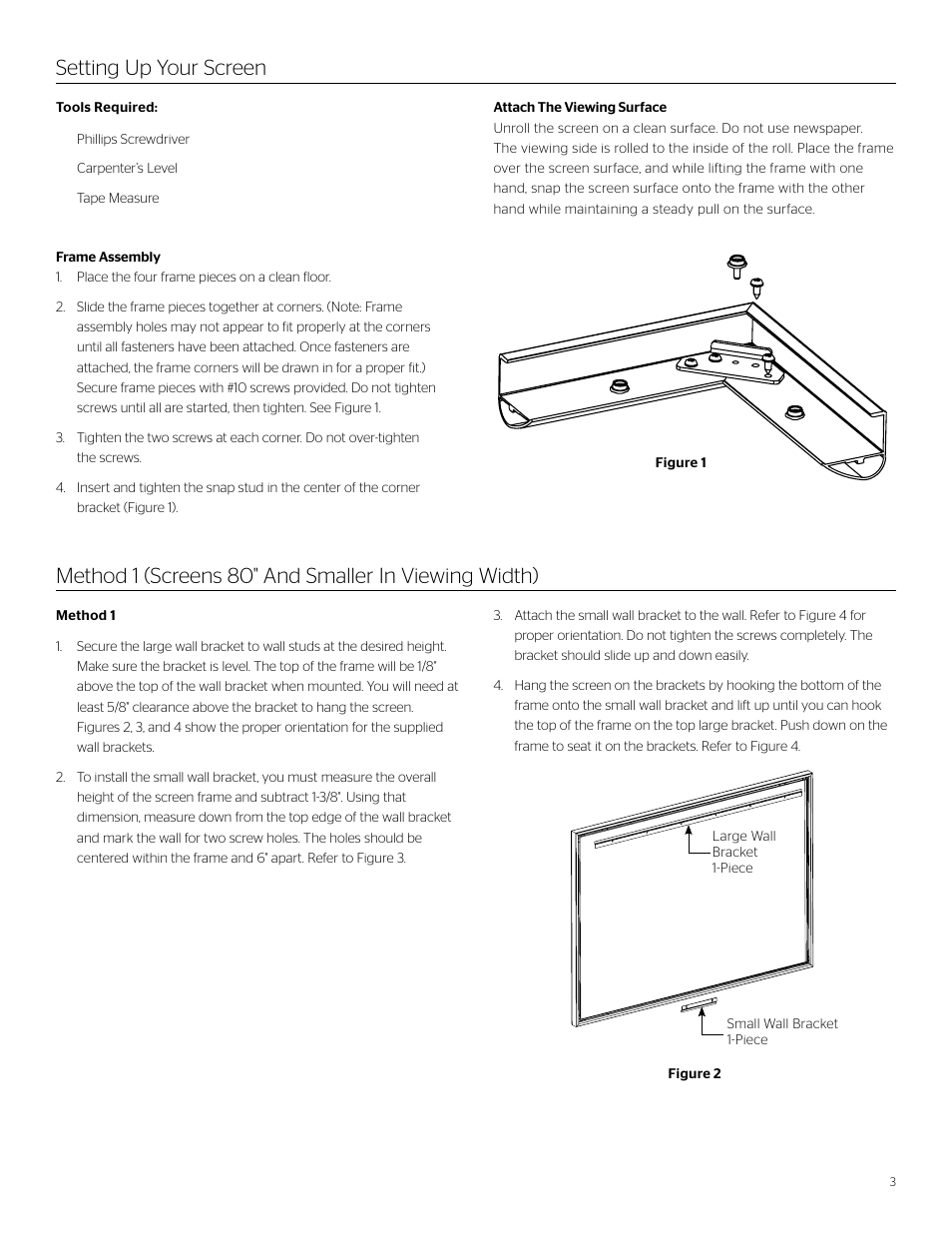Da-Lite Imager User Manual | Page 3 / 8