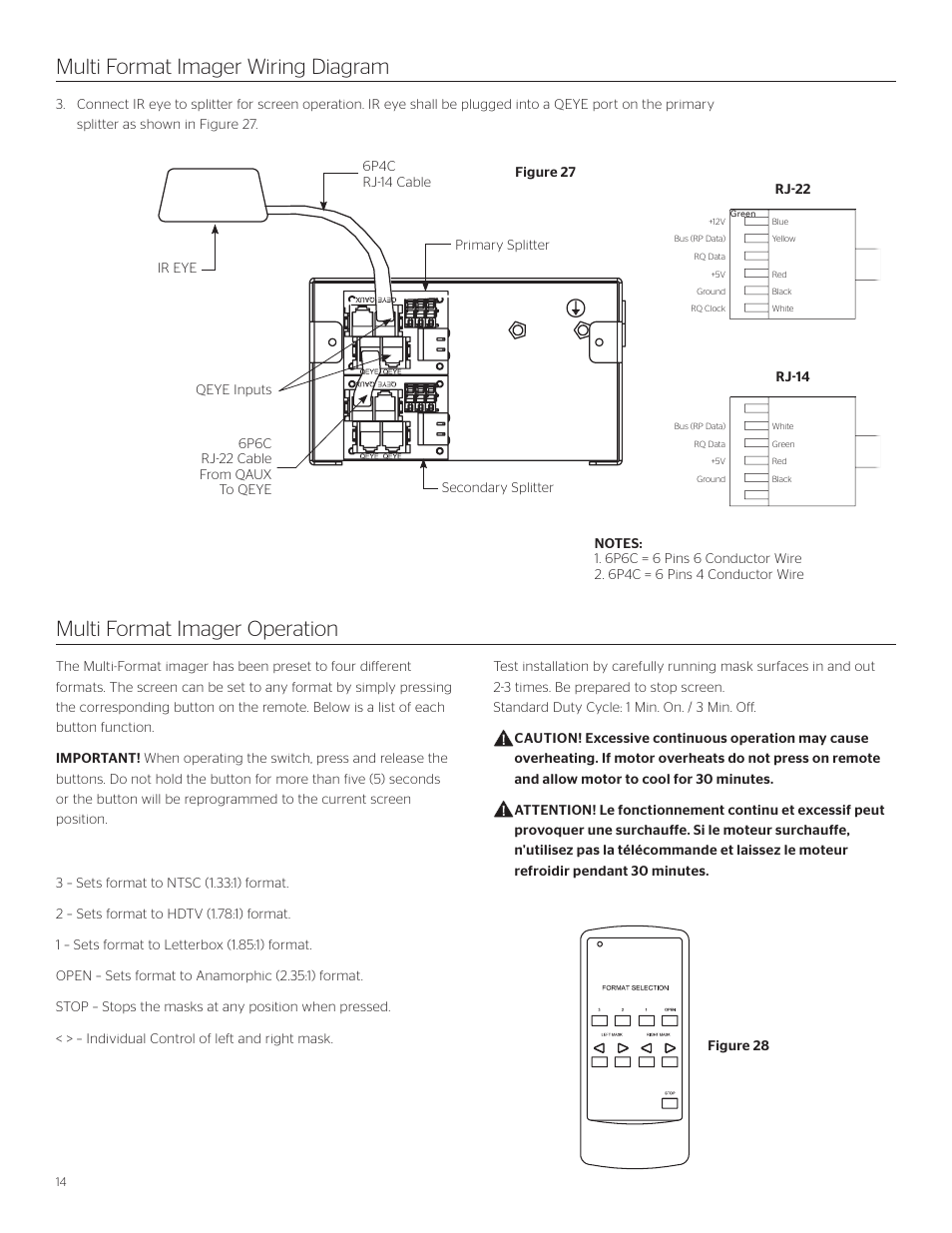 Da-Lite Multi Format Imager User Manual | Page 14 / 20