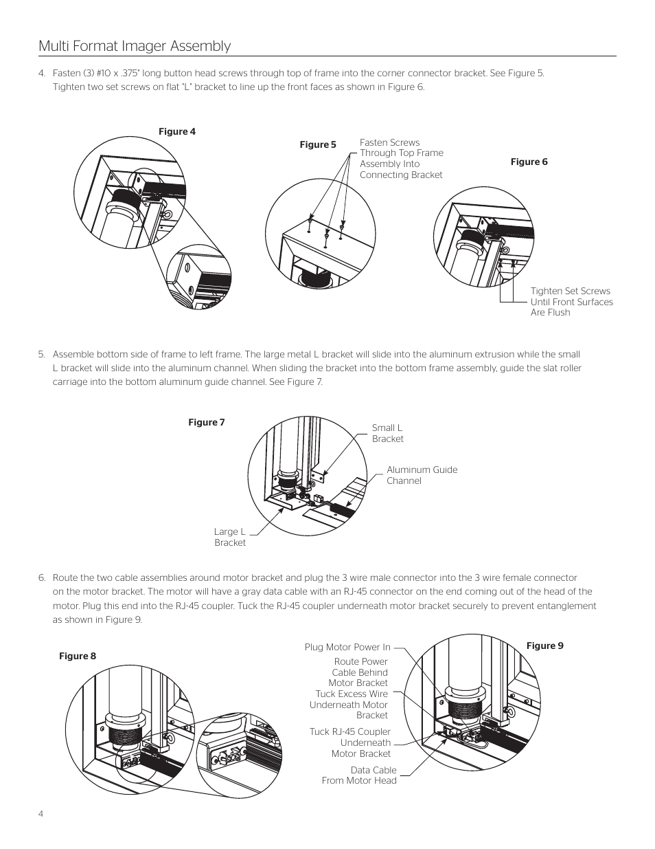 Multi format imager assembly | Da-Lite Multi Format Imager User Manual | Page 4 / 20