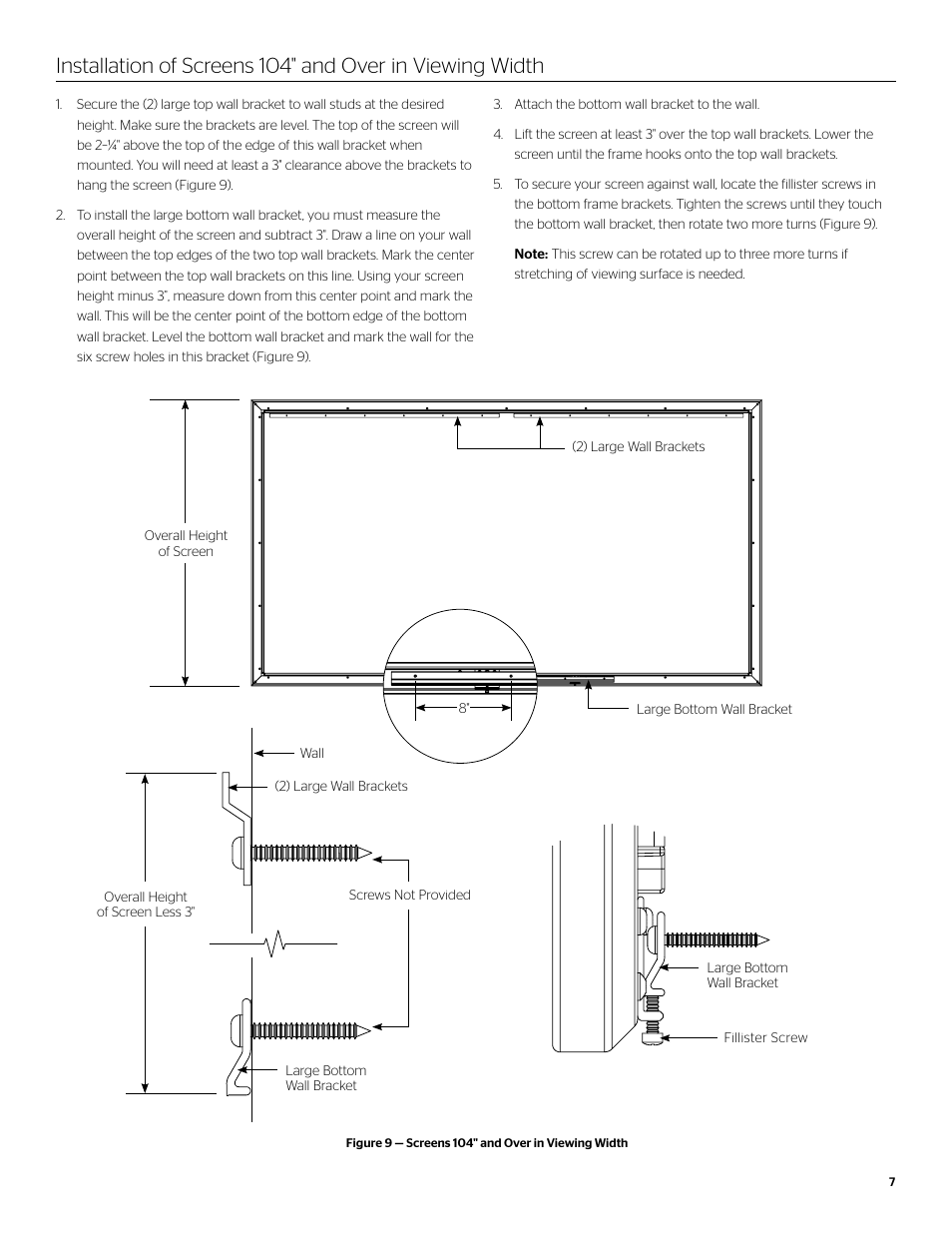 Da-Lite UTB Contour User Manual | Page 7 / 8