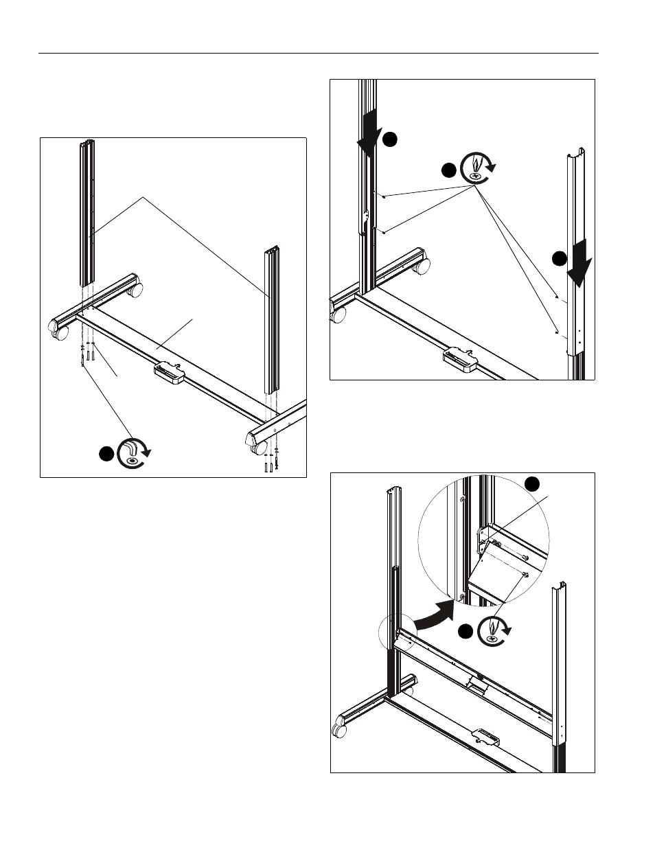 Assembly and installation | Da-Lite IDEA Interactive Cart User Manual | Page 6 / 12
