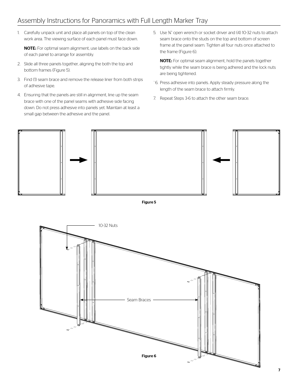 Da-Lite IDEA Panoramic User Manual | Page 7 / 12