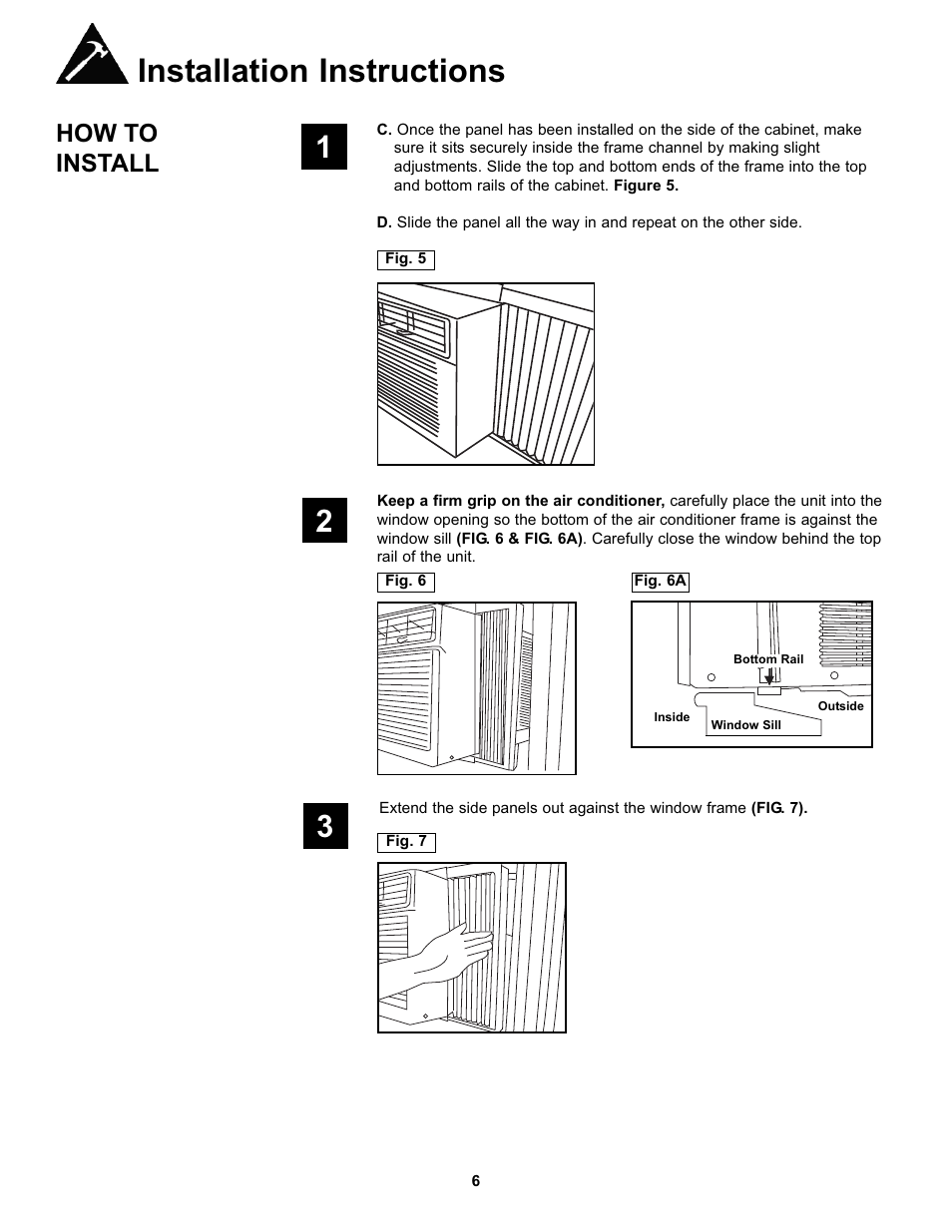 Installation instructions, How to install | Danby DAC10000 User Manual | Page 7 / 39