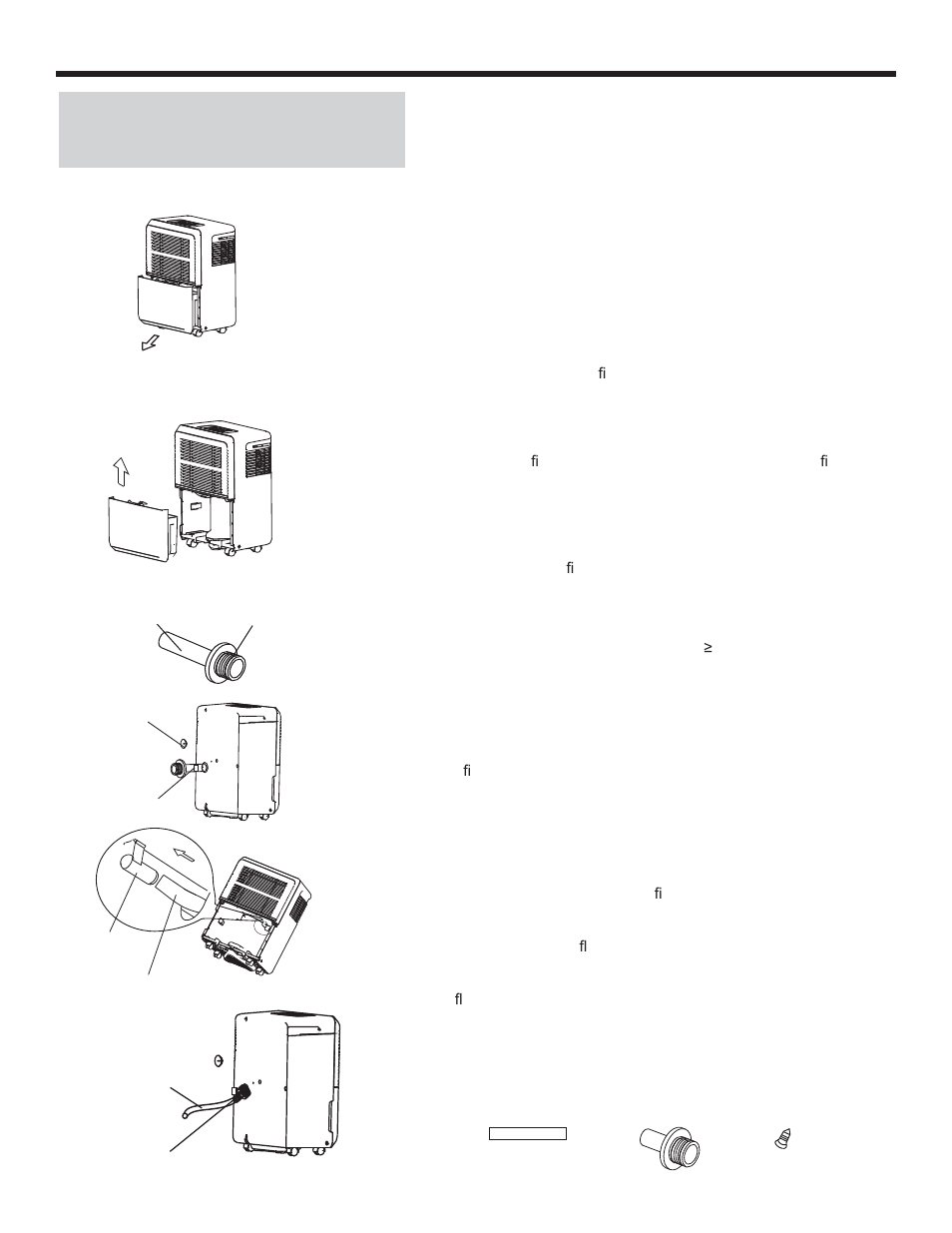 Operación, Extracción del agua acumulada | Danby ADR70B1C User Manual | Page 36 / 40