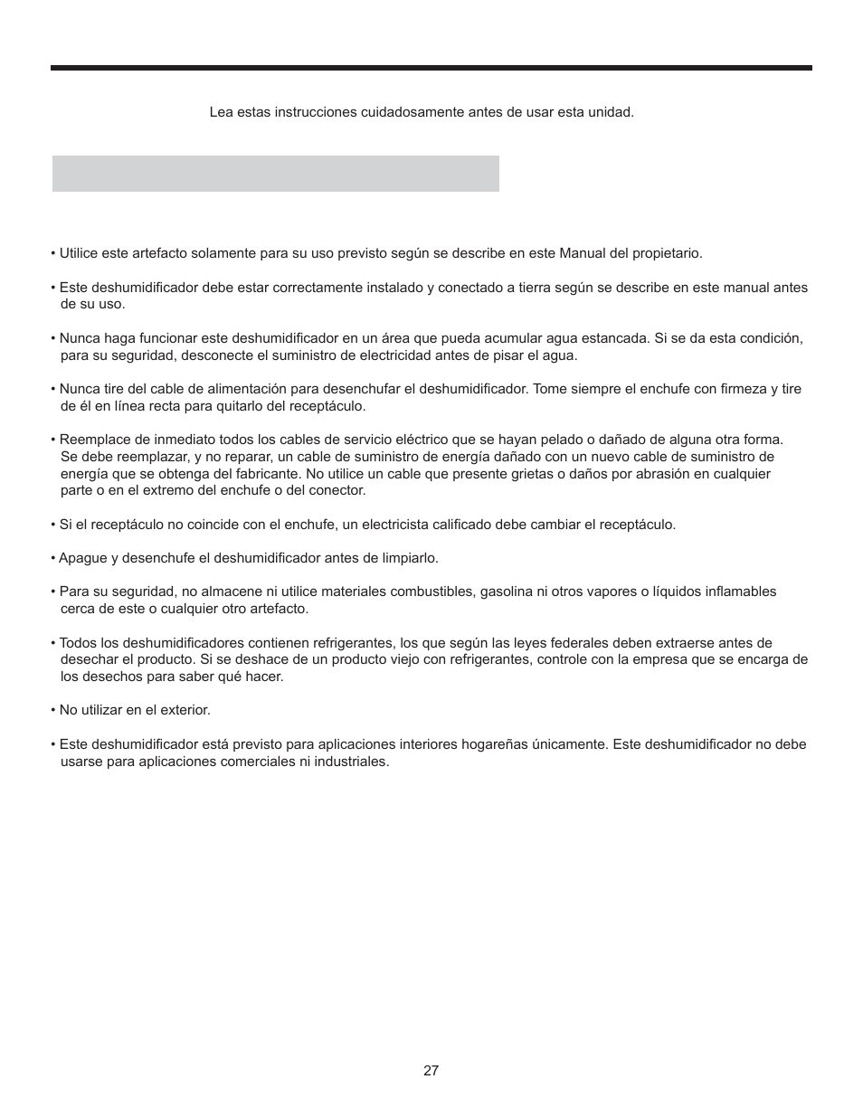 Instrucciones de seguridad, Precauciones de seguridad, Guarde estas instrucciones | Danby DDR30B1GB User Manual | Page 29 / 39