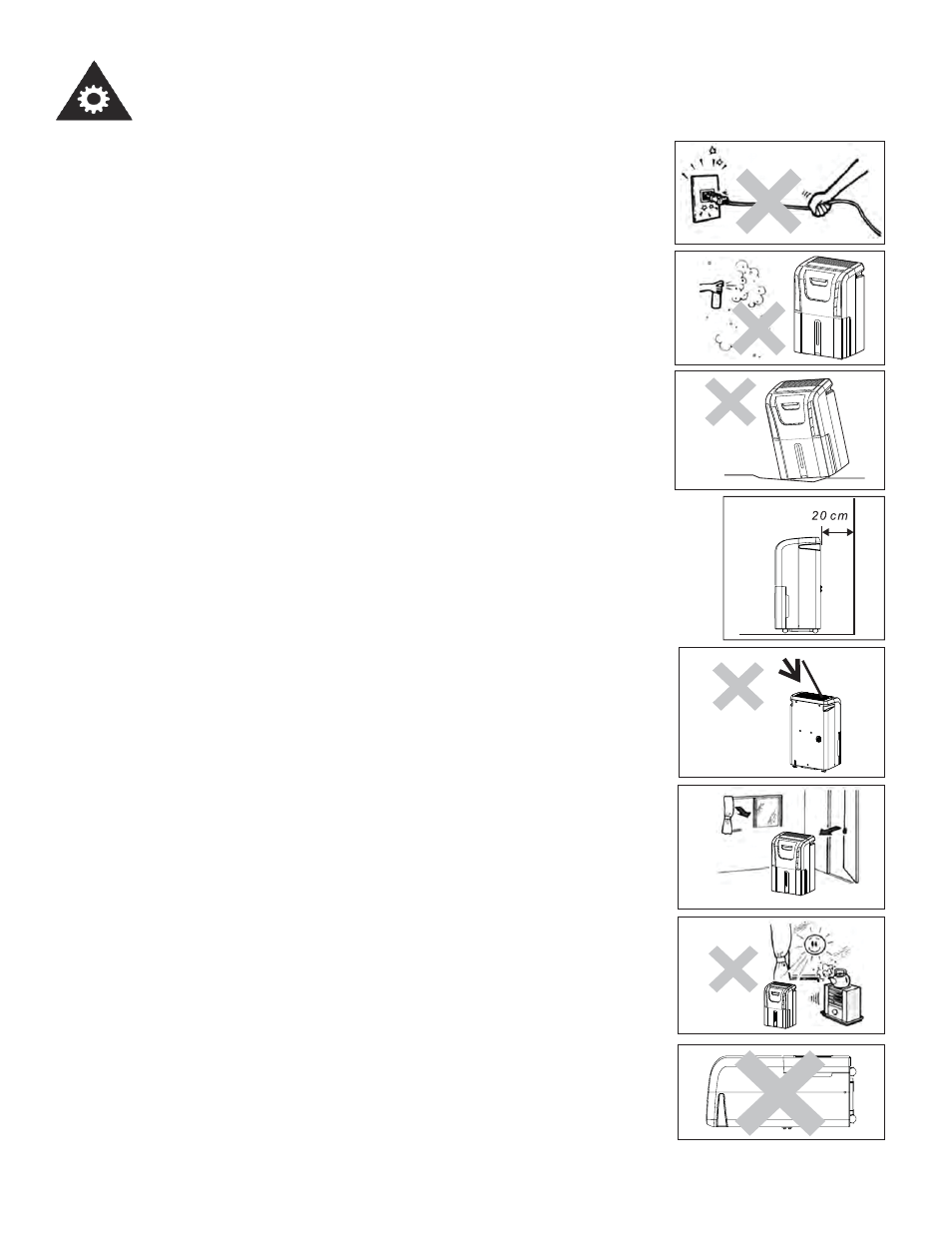 Instrucciones operadoras, Precauciones | Danby DDR45B3WP User Manual | Page 41 / 48