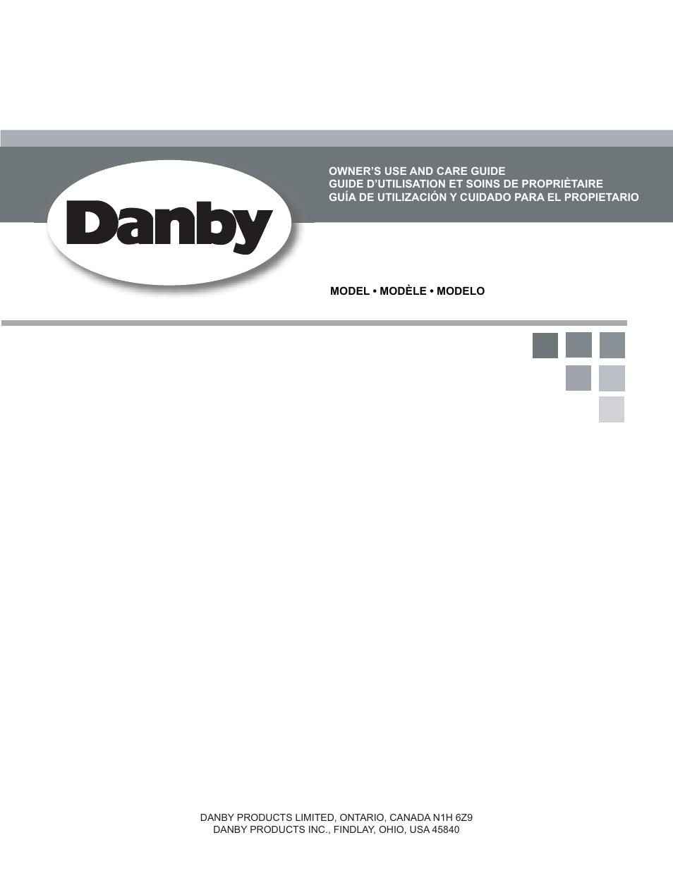 Danby DDR45A3GDB User Manual | 40 pages