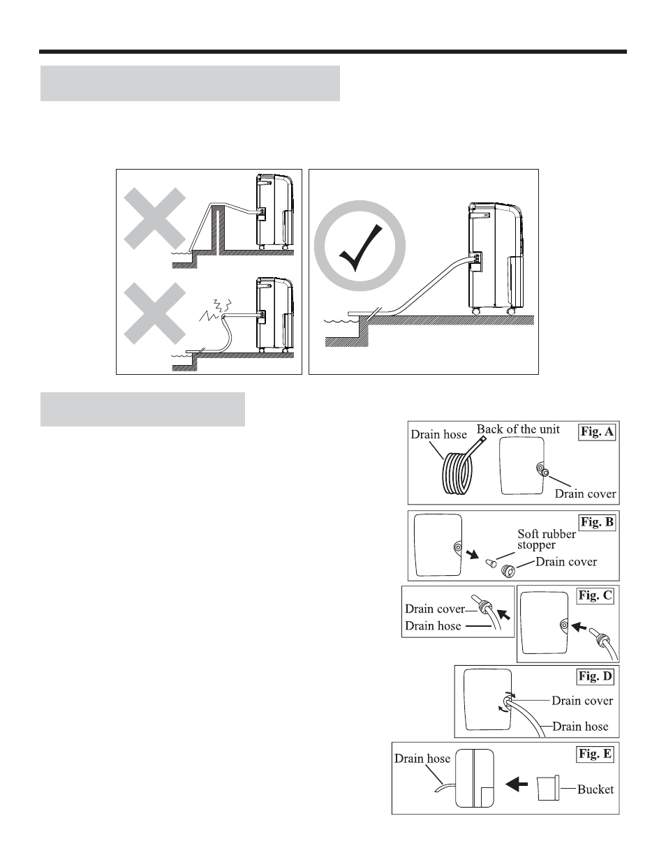 Operating instructions, Continuous drain, Installing pvc drain hose | Danby DDR45A3GDB User Manual | Page 11 / 40