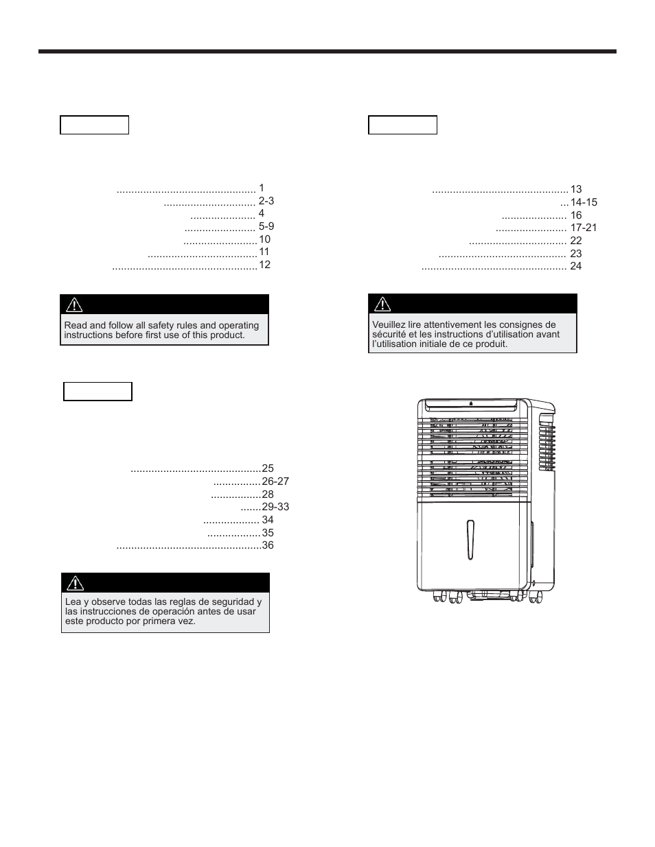 Danby DDR70B1CP User Manual | Page 2 / 39