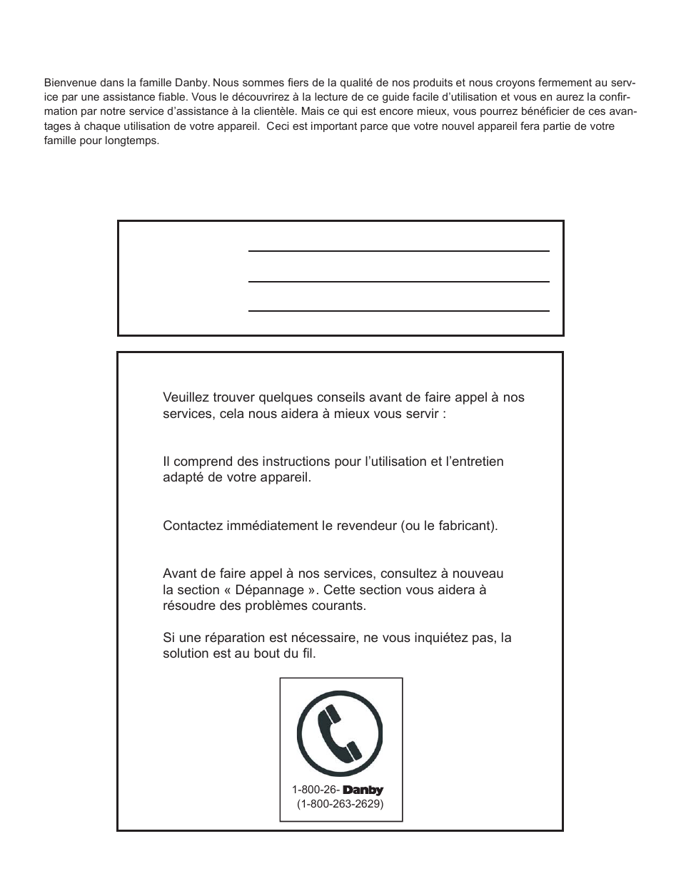 Bienvenue | Danby DDR60B3WP User Manual | Page 18 / 48