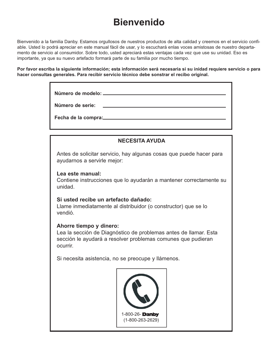 Bienvenido | Danby DDR60B3WP User Manual | Page 32 / 48