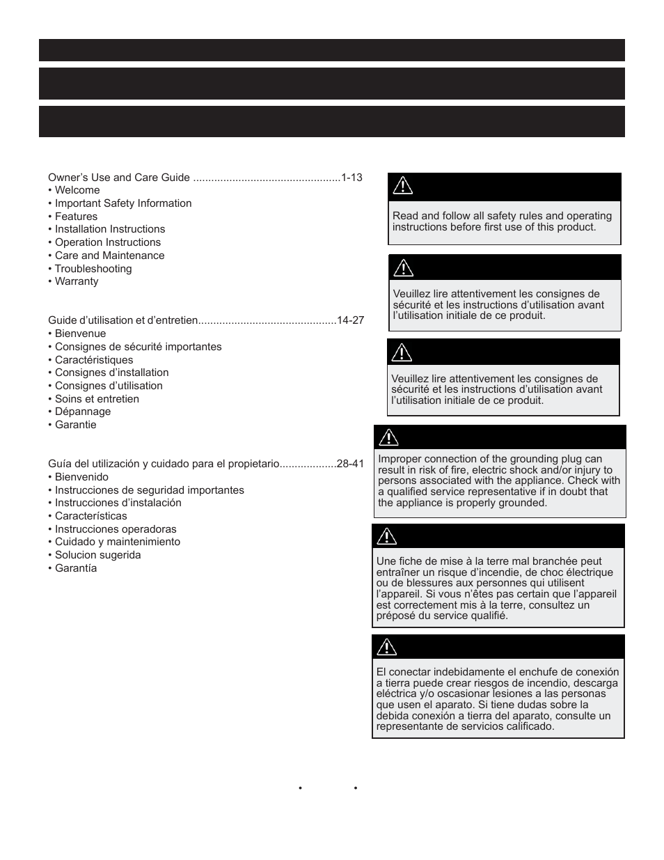 Danby DDR60B3WP User Manual | Page 4 / 48