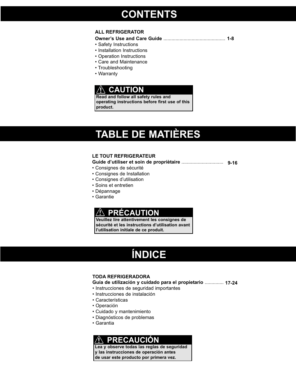 Danby DAR026AWDD User Manual | Page 2 / 27