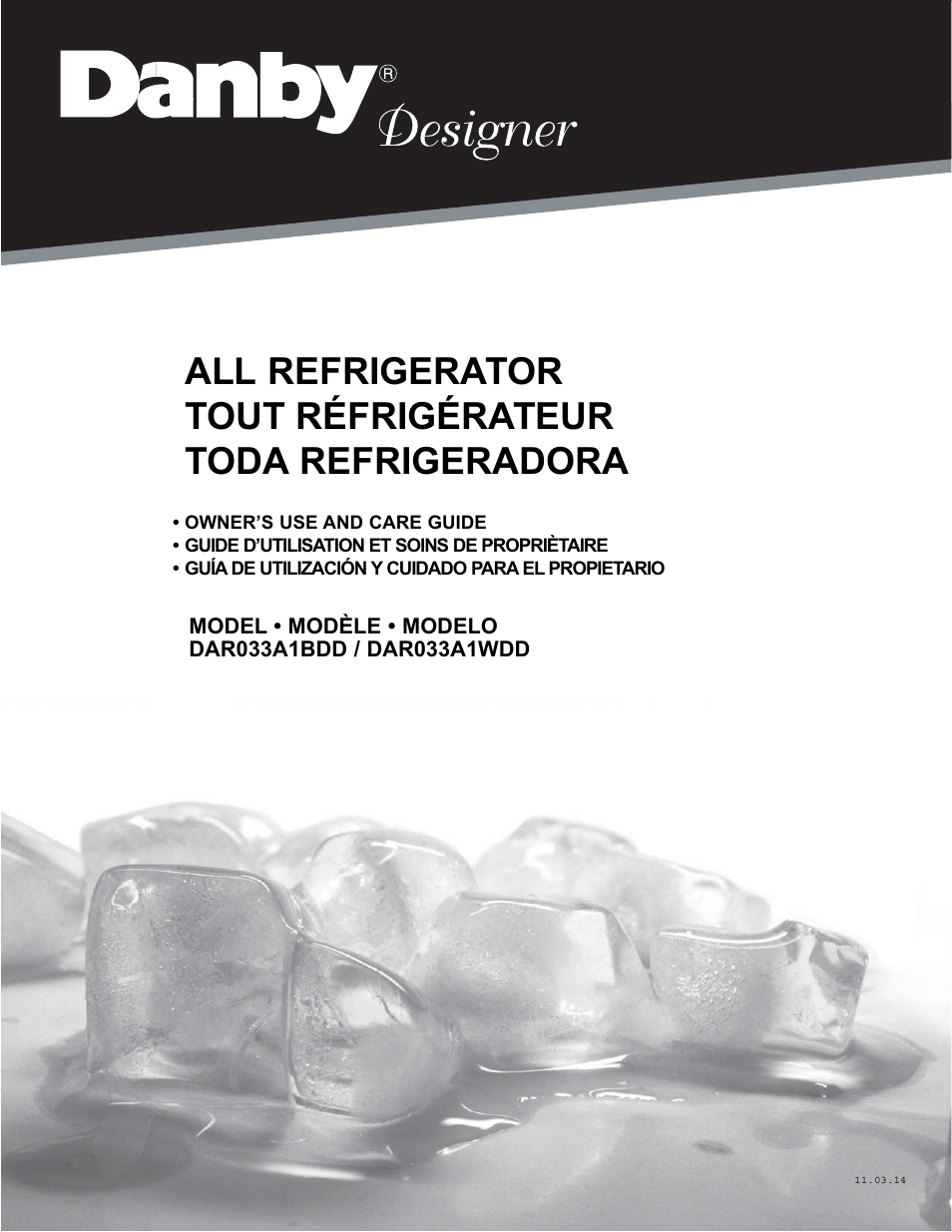 Danby DAR033A1WDD User Manual | 27 pages