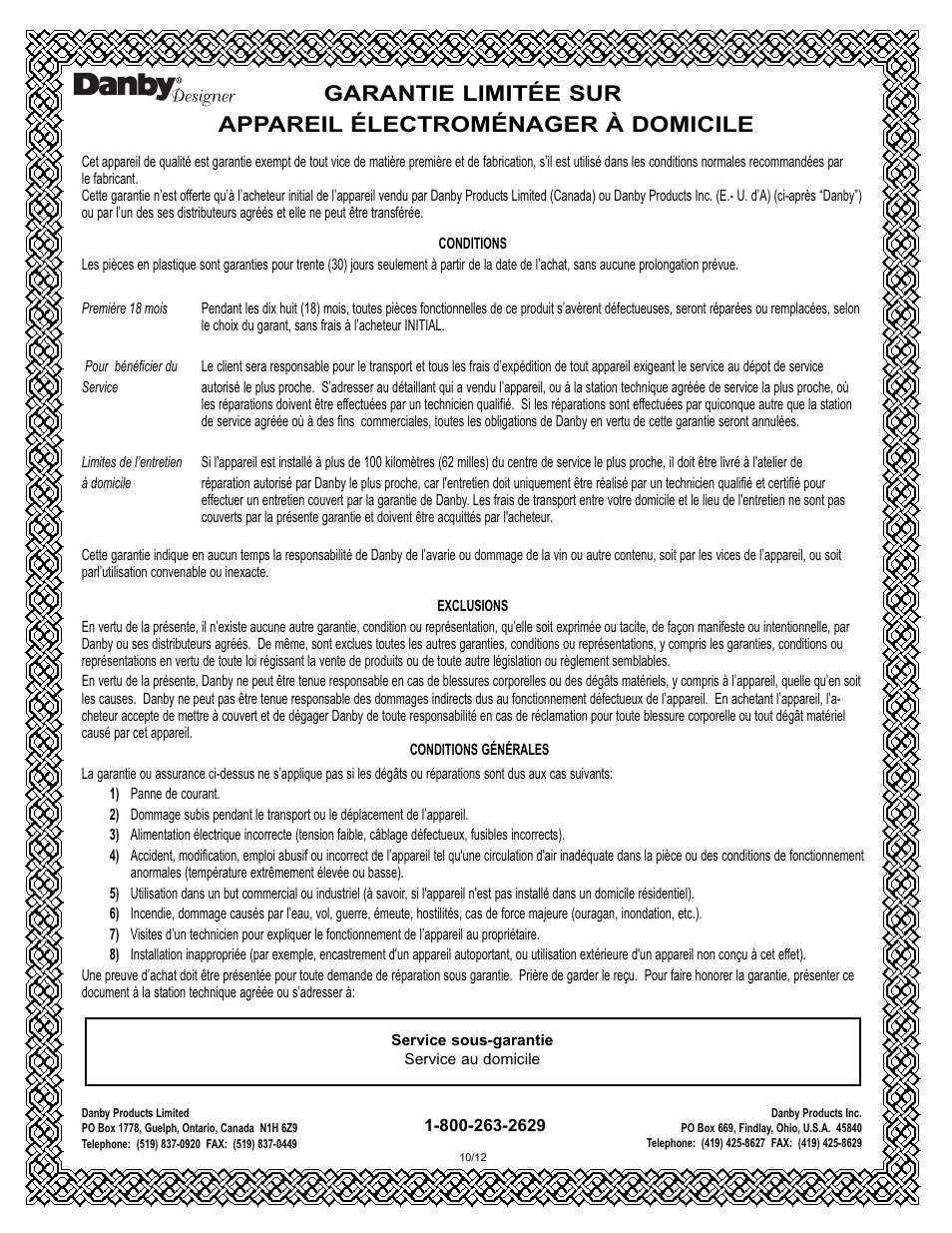 Danby DBC434A1BSSDD User Manual | Page 22 / 33