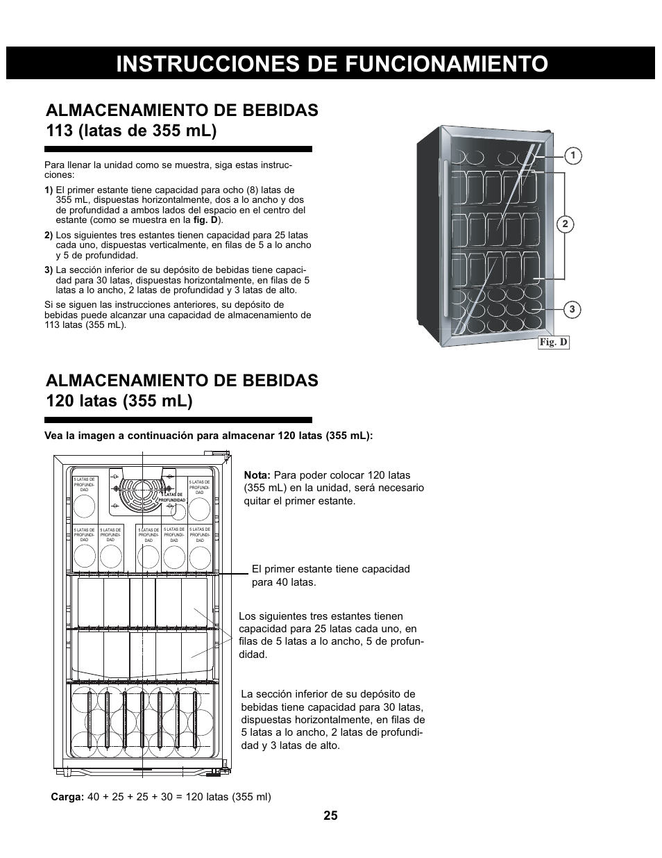 Instrucciones de funcionamiento | Danby DBC93BLSDD User Manual | Page 26 / 30