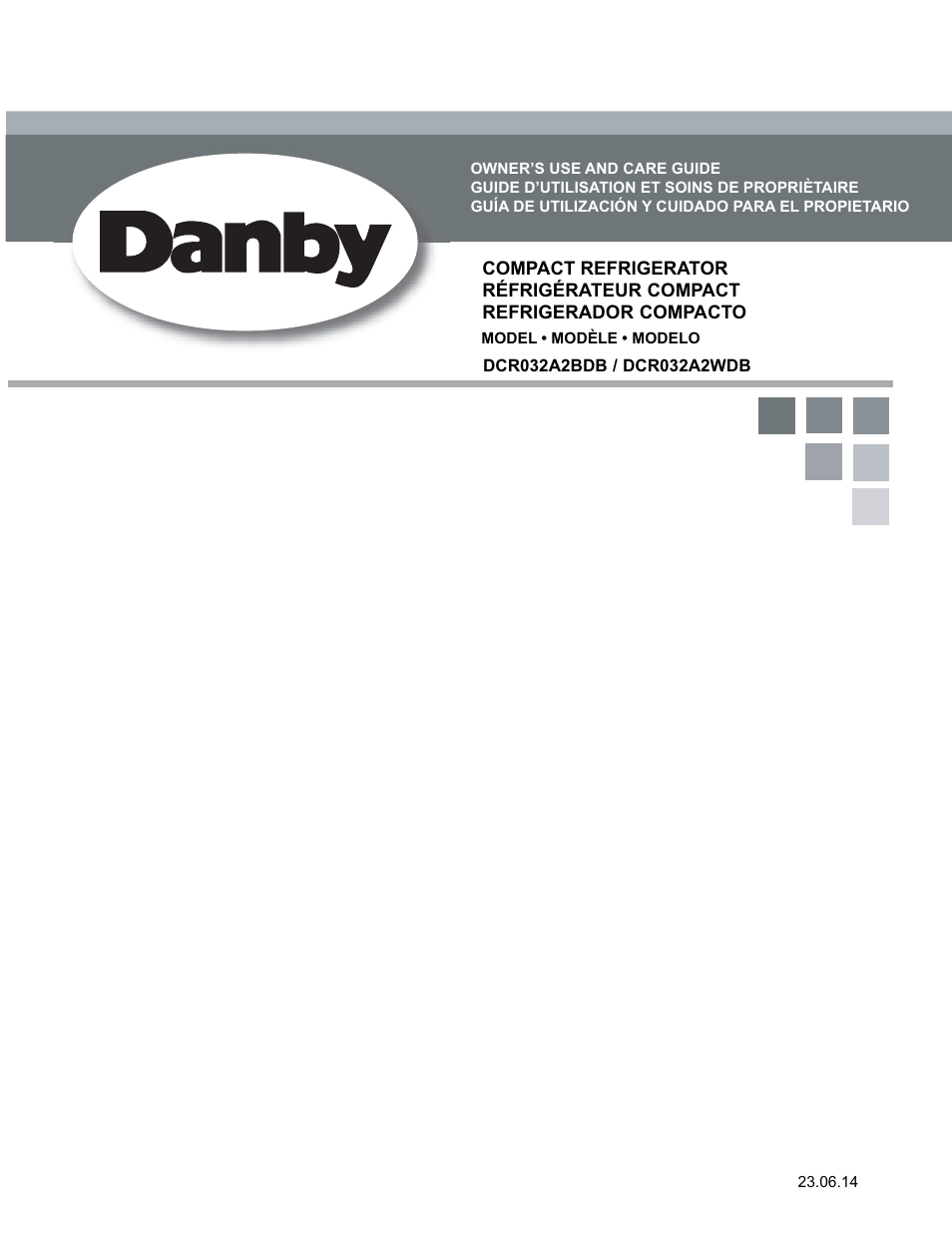 Danby DCR032A2WDB User Manual | 21 pages
