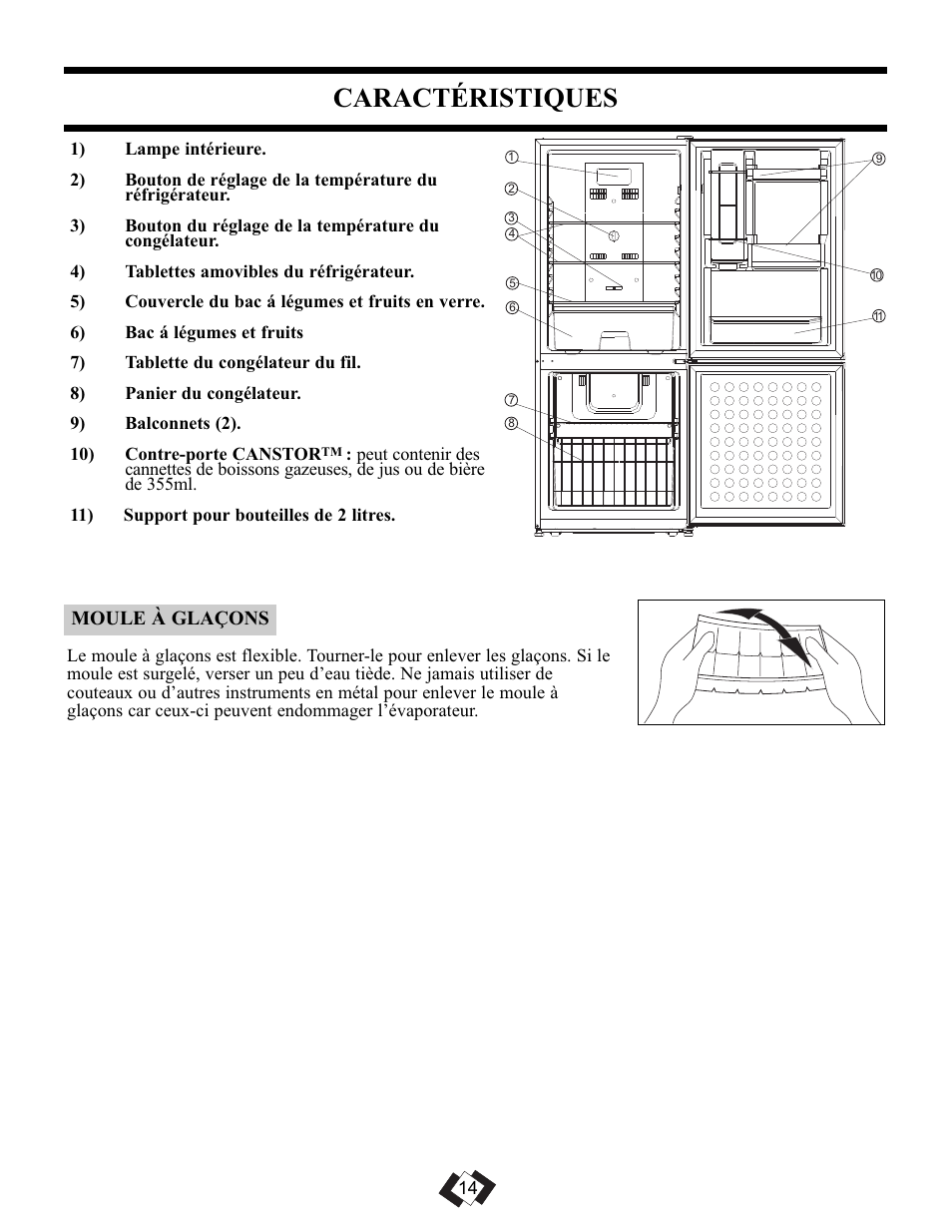 Caractéristiques | Danby DFF092C1WDB User Manual | Page 16 / 32