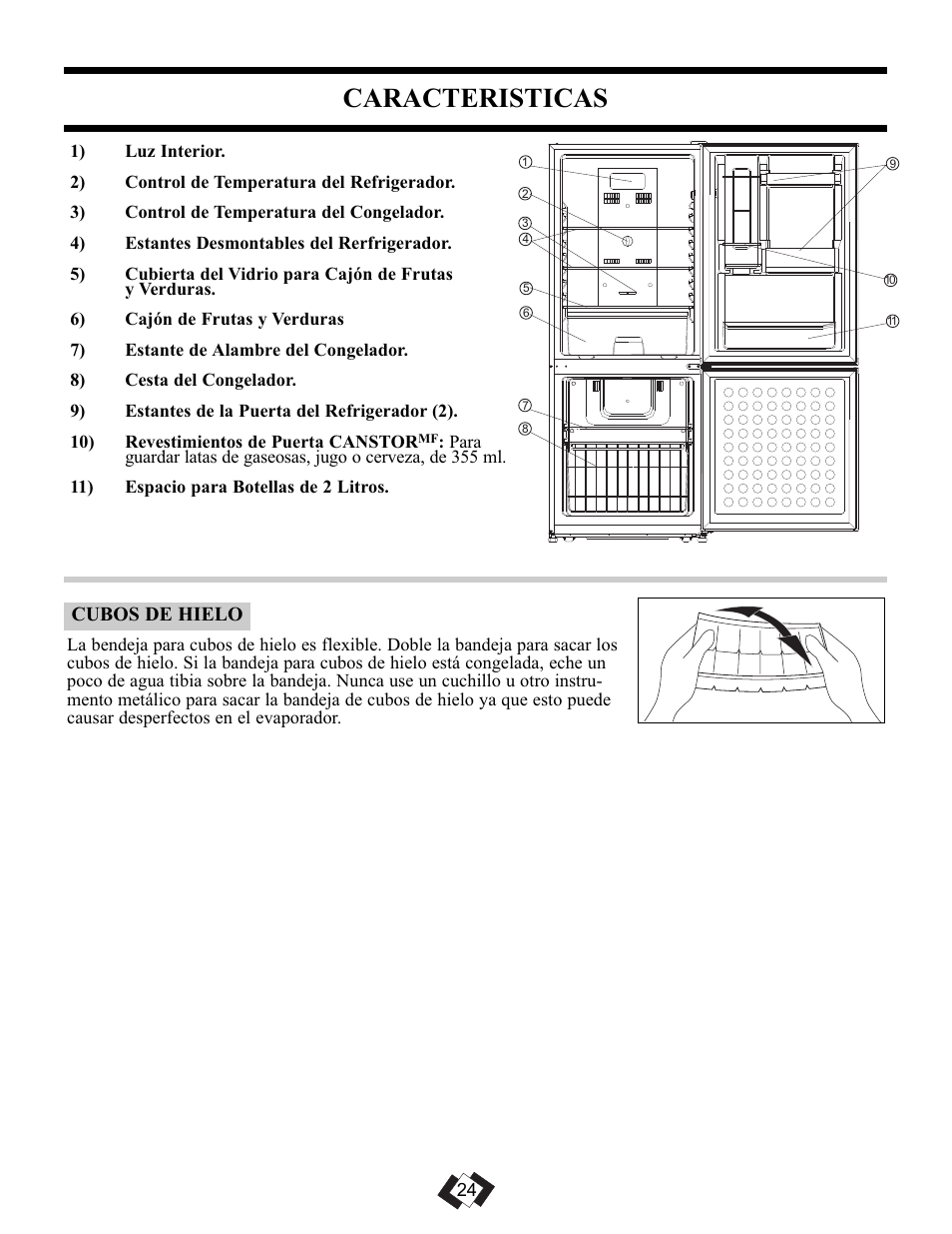 Caracteristicas | Danby DFF092C1WDB User Manual | Page 26 / 32