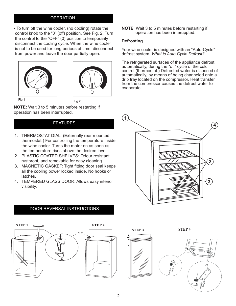 Danby DWC172BLPDB User Manual | Page 3 / 17