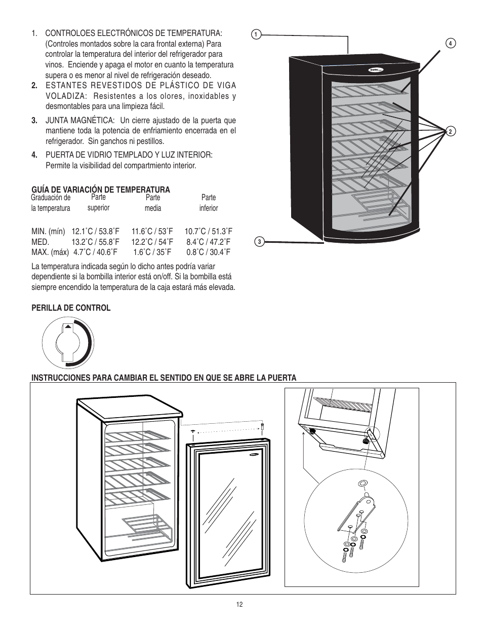 Danby DWC310BL User Manual | Page 13 / 14