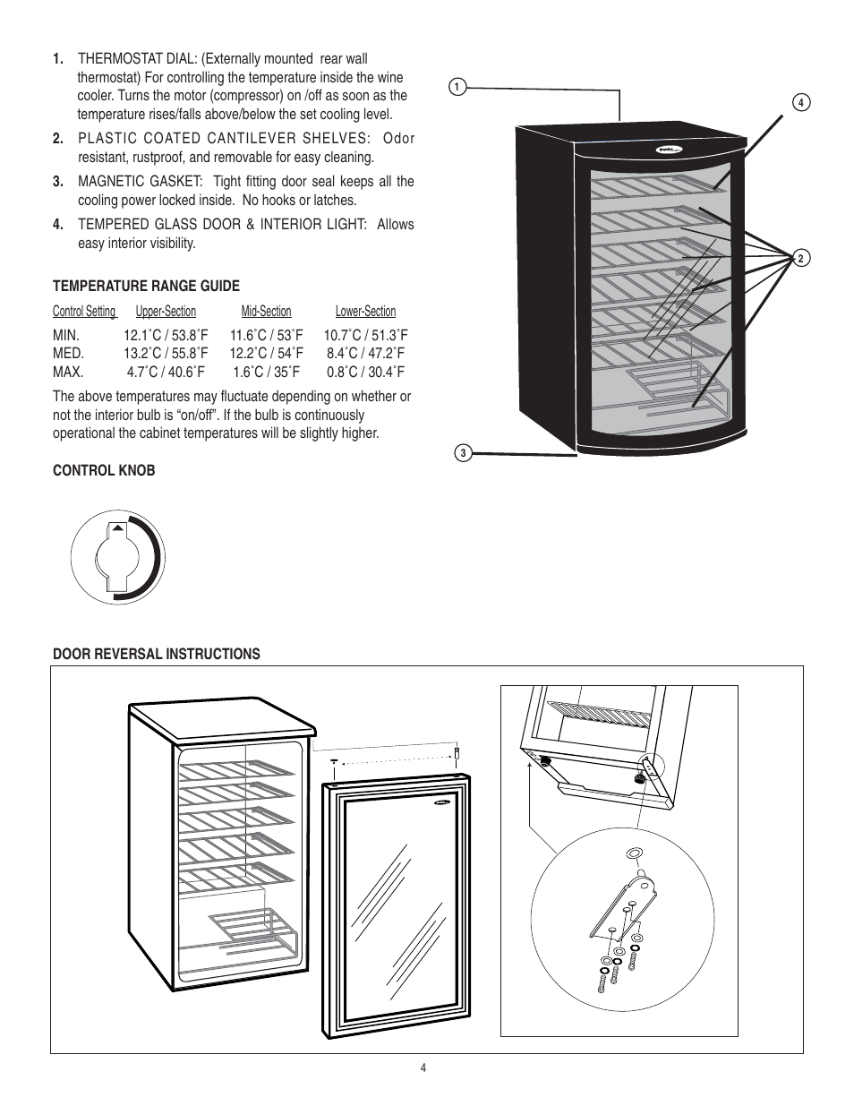 Danby DWC310BL User Manual | Page 5 / 14