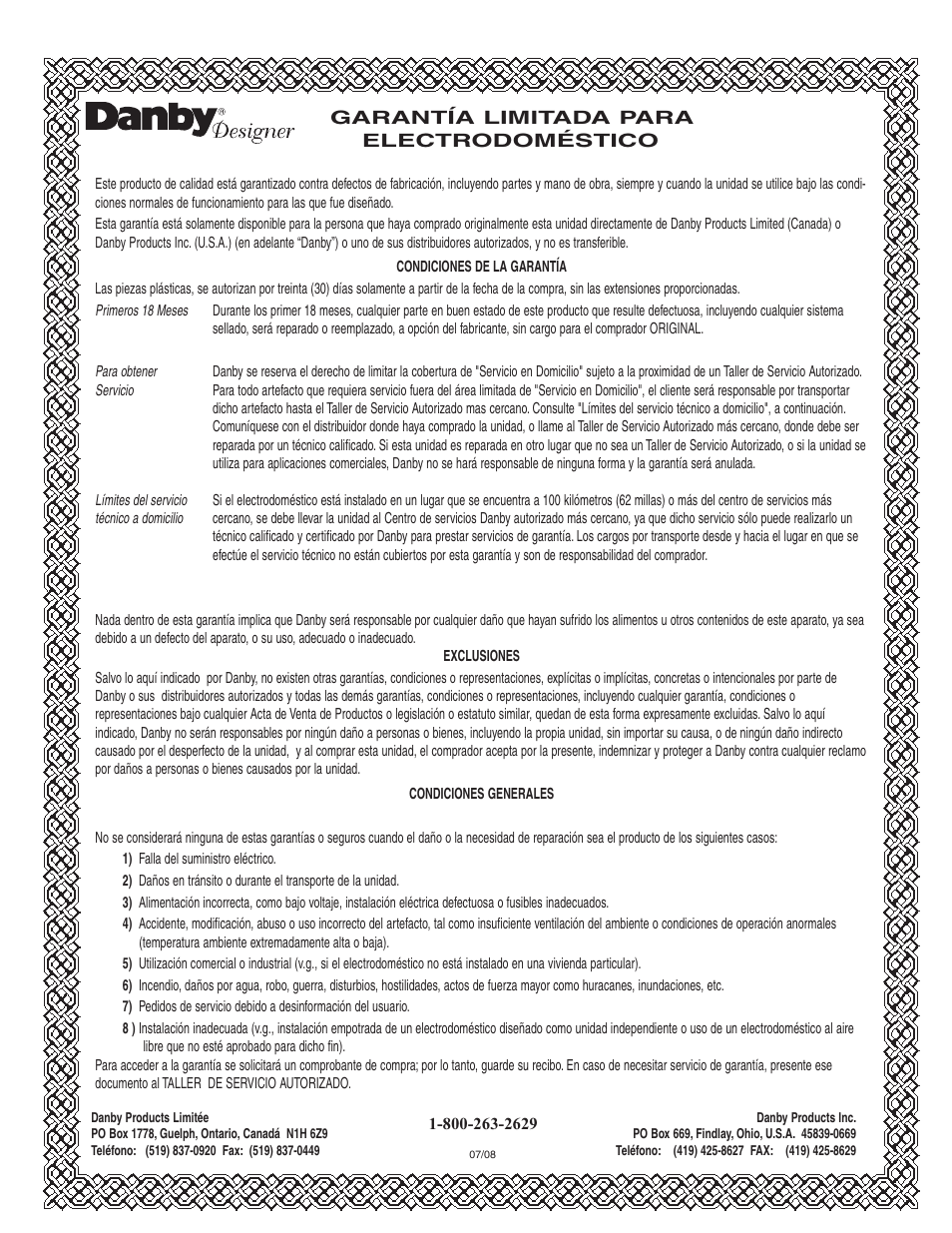 Danby DWC508BLS User Manual | Page 28 / 29