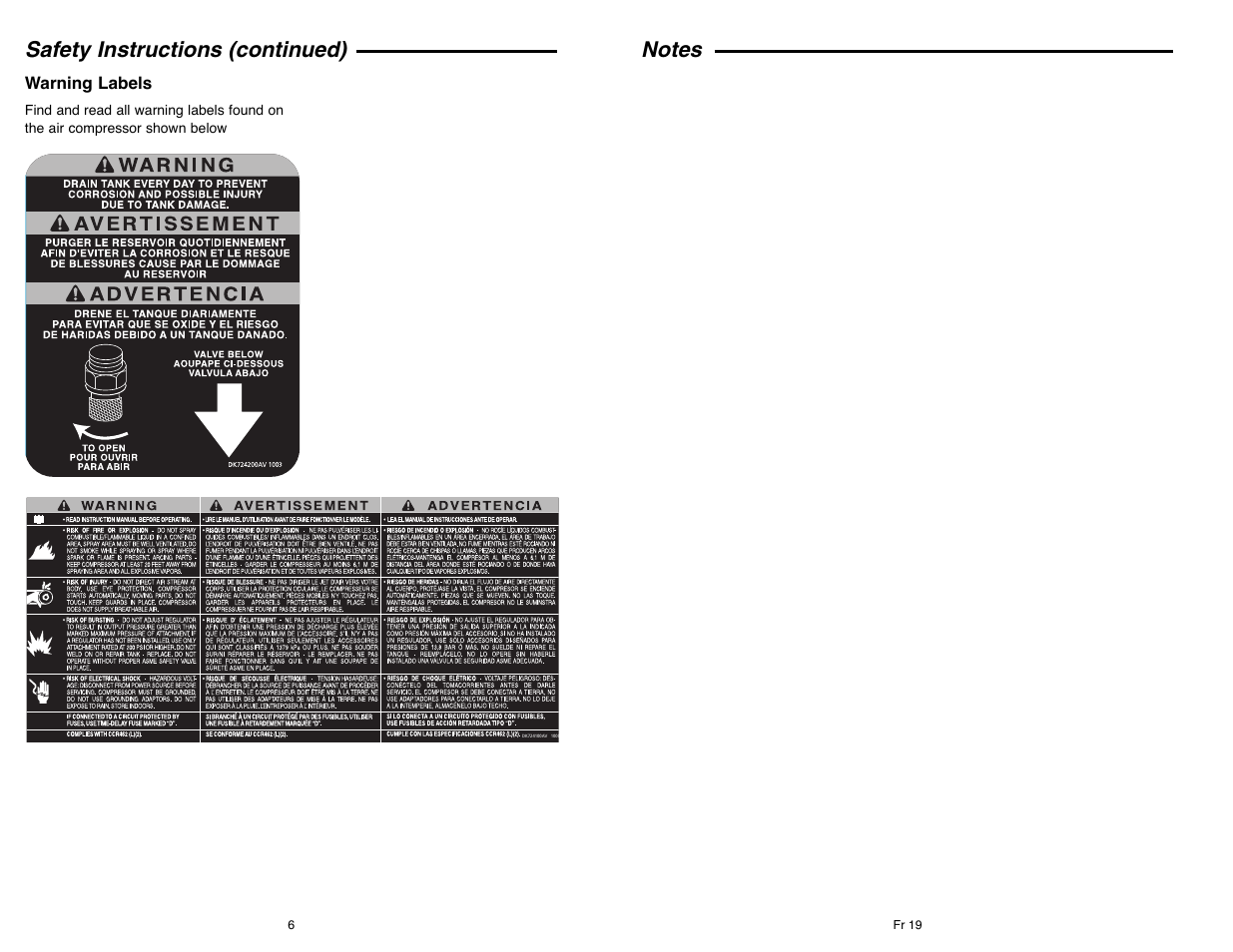 Campbell Hausfeld IN610303AV User Manual | Page 6 / 36